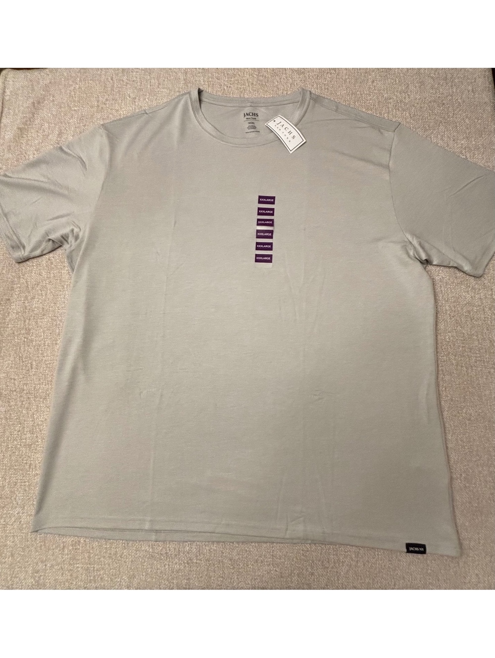 Jachs New York Super Soft “Butter” Shirt Light Gray Size XXXLARGE